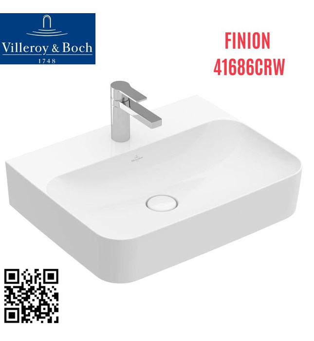 Chậu rửa lavabo Đức Villeroy-boch Finion 41686CRW