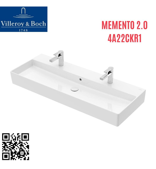 Chậu rửa lavabo Đức Villeroy-boch Memento 2.0 4A22CKR1