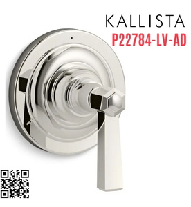 Mặt nạ chuyển hướng dòng nước sen tắm Nickel Kallista P22784-LV-AD