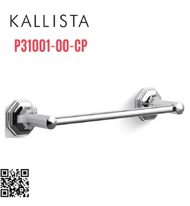 Thanh treo khăn đơn 12" màu Chrome Kallista P31001-00-CP