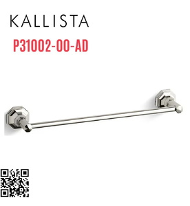 Thanh treo khăn đơn 18" màu Nickel Kallista P31002-00-AD