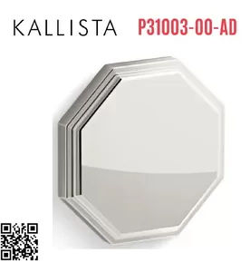 Tay nắm cửa kính phòng tắm màu Nickel Kallista P31003-00-AD