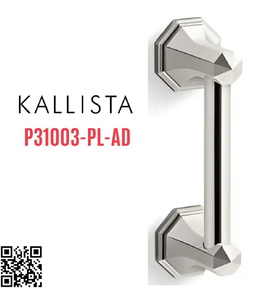 Tay nắm cửa kính phòng tắm màu Nickel Kallista P31003-PL-AD