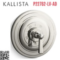 Mặt nạ điều chỉnh nhiệt độ sen tắm Nickel Kallista P22762-LV-AD