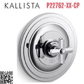 Mặt nạ điều chỉnh nhiệt độ sen tắm Chrome Kallista P22762-XX-CP