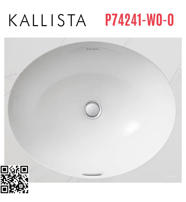 Chậu rửa mặt âm bàn Kallista P74241-WO-0