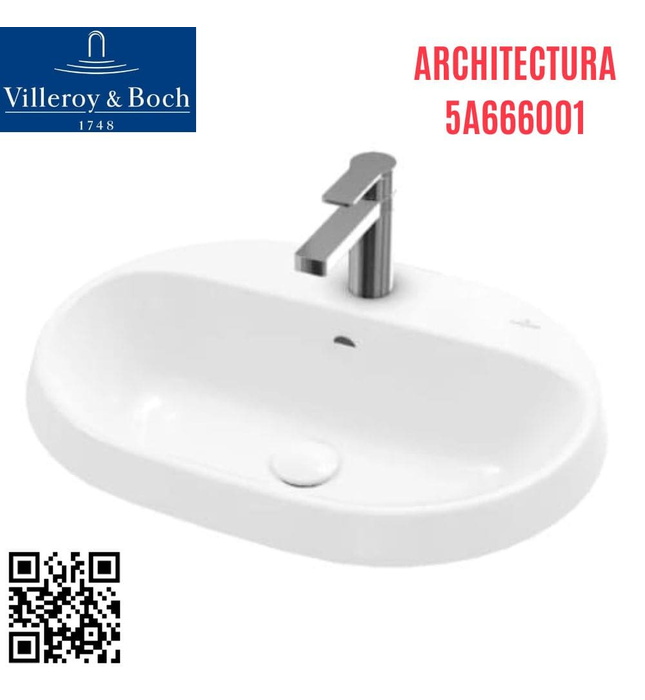 Chậu rửa lavabo Đức Villeroy-boch Architectura 5A666001