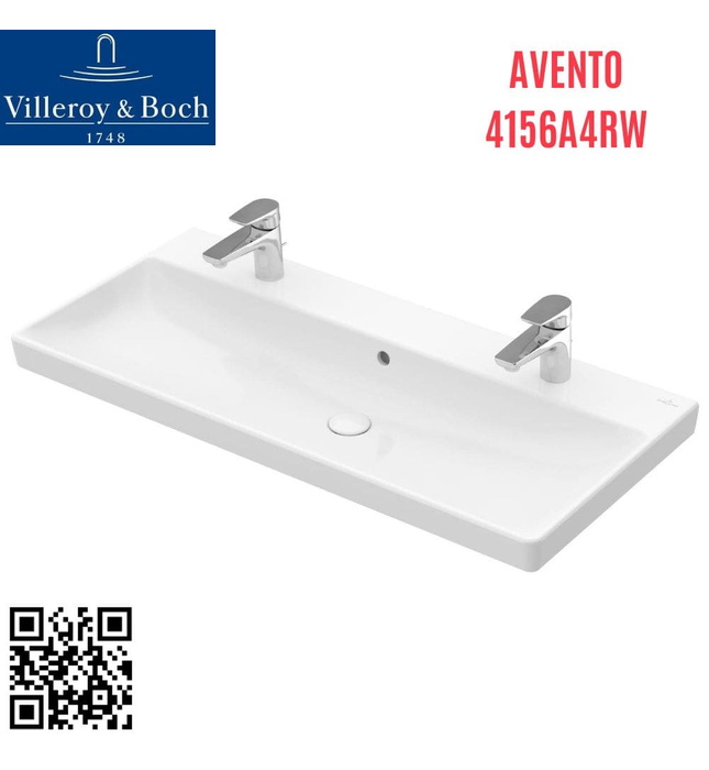 Chậu rửa lavabo Đức Villeroy-boch Avento 4156A4RW
