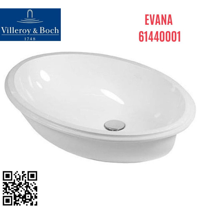 Chậu rửa âm bàn Đức Villeroy Boch Evana 61440001