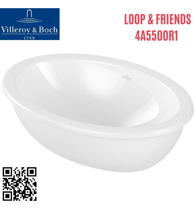Chậu rửa lavabo Đức Villeroy-boch Loop & Friends 4A5500R1