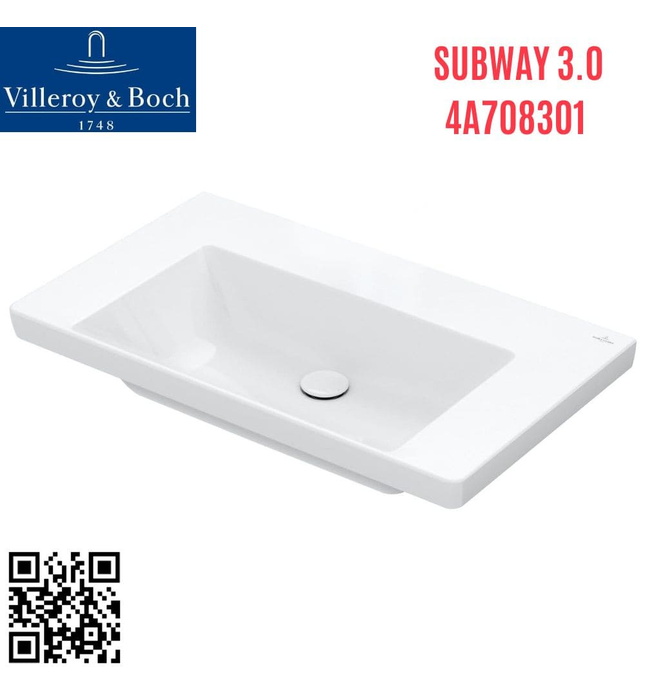 Chậu rửa lavabo Đức Villeroy-boch Subway 3.0 4A708301