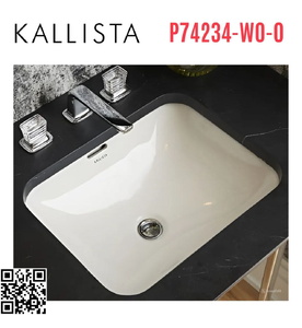 Chậu rửa mặt âm bàn đá Kallista P74234-WO-0