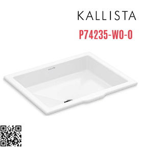 Chậu rửa mặt âm bàn Kallista P74235-WO-0
