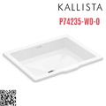 Chậu rửa mặt âm bàn Kallista P74235-WO-0