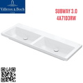 Chậu rửa lavabo Đức Villeroy-boch Subway 3.0 4A71D3RW