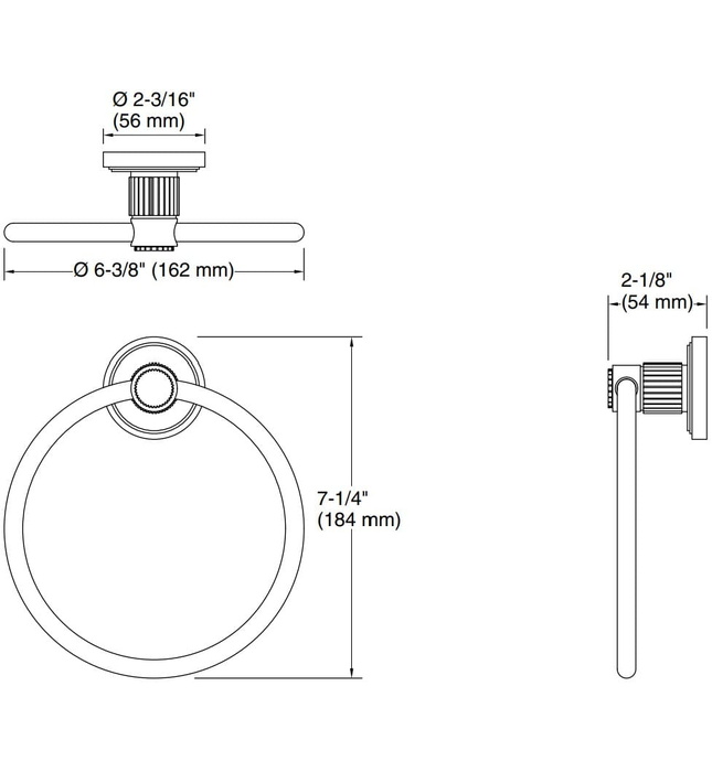 Vòng treo khăn màu chrome Kallista P80246-00-CP