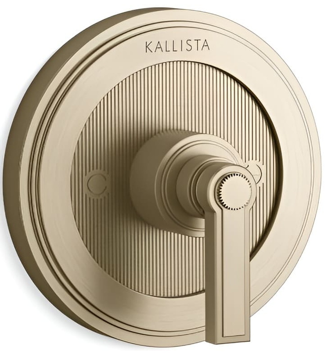 Mặt nạ điều chỉnh nhiệt độ sen tắm chrome Kallista P80240-LV-CP