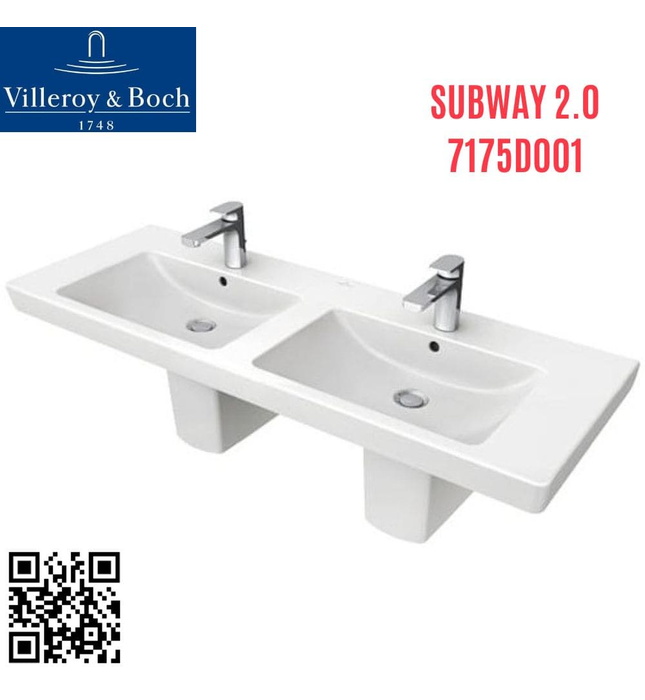 Chậu rửa lavabo Villeroy-boch Subway 2.0 7175D001