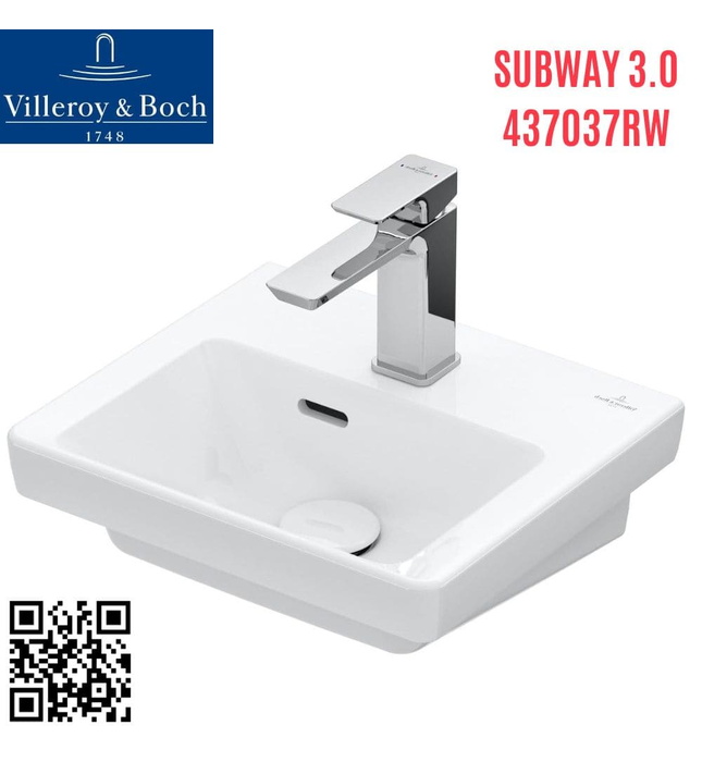 Chậu rửa lavabo Villeroy-boch Subway 3.0 437037RW
