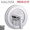 Mặt nạ điều chỉnh nhiệt độ sen tắm chrome Kallista P80240-LV-CP