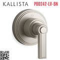 Mặt nạ chuyển đổi hướng dòng nước sen tắm nickel Kallista P80242-LV-BN