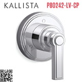 Mặt nạ chuyển đổi hướng dòng nước sen tắm chrome Kallista P80242-LV-CP