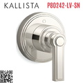 Mặt nạ chuyển đổi hướng dòng nước sen tắm nickel Kallista P80242-LV-SN