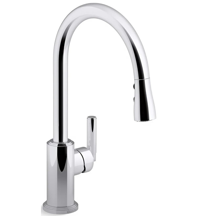 Vòi chậu rửa bát dây rút màu nickel Kallista P25517-00-SN