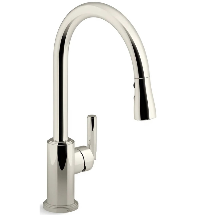 Vòi chậu rửa bát dây rút màu Chrome Kallista P25517-00-CP