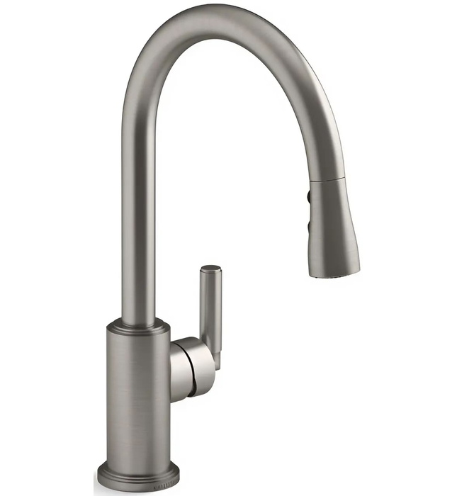 Vòi chậu rửa bát dây rút màu nickel Kallista P25517-00-SN