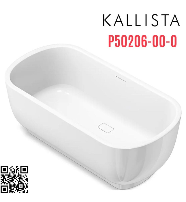 Bồn tắm oval đặt sàn 1.6m Kallista P50206-00-0