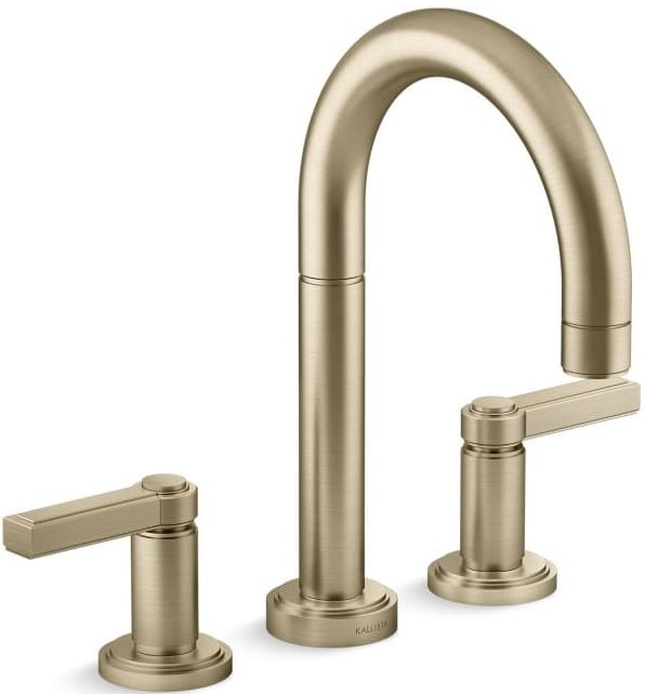 Vòi bồn tắm 3 chân nóng lạnh màu chrome Kallista P80251-LV-CP