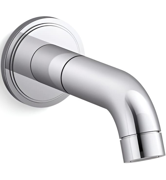 Vòi xả bồn tắm âm tường màu nickel Kallista P80253-00-BN