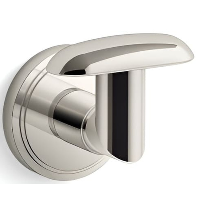 Móc treo tường đơn màu nickel Kallista P80286-00-SN