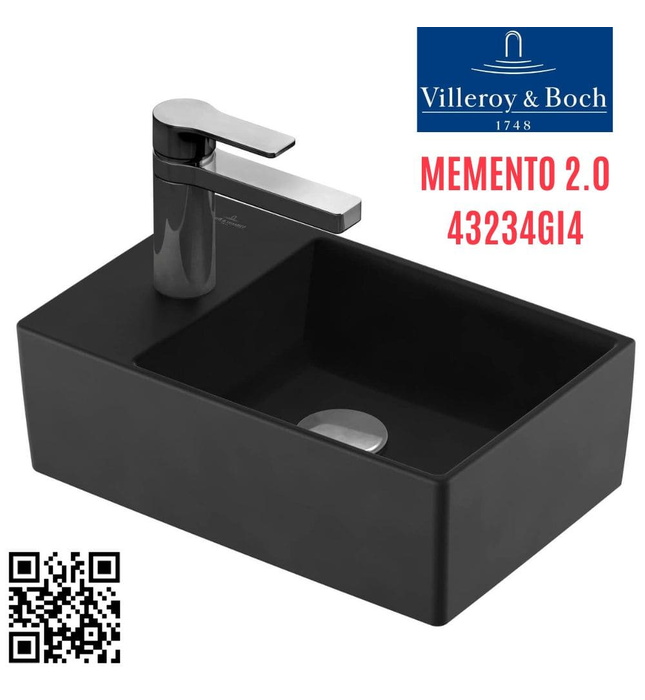Chậu rửa lavabo Đức Villeroy-boch Memento 2.0 43234GI4