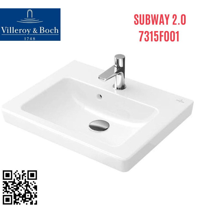 Chậu rửa lavabo Villeroy-boch Subway 2.0 7315F001