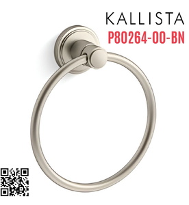 Vòng treo khăn màu nickel Kallista P80264-00-BN