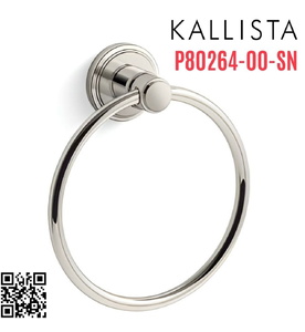 Vòng treo khăn màu nickel Kallista P80264-00-SN