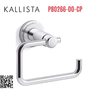 Lô giấy vệ sinh màu chrome Kallista P80266-00-CP
