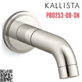 Vòi xả bồn tắm âm tường màu nickel Kallista P80253-00-SN