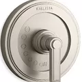 Mặt nạ điều khiển đơn sen tắm âm màu vàng Kallista P80254-LV-BAF