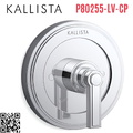 Mặt nạ điều chỉnh nhiệt độ sen tắm màu chrome Kallista P80255-LV-CP