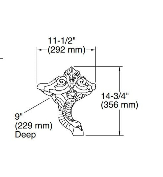 Bộ 4 chân bồn tắm cao cấp màu đen Kallista P50203-00-P5