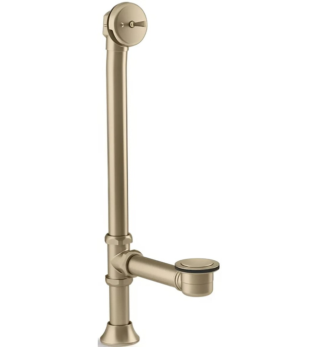 Bộ xả bồn tắm Mỹ màu vàng Kallista P21572-00-BAF