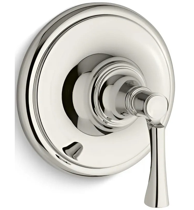 Mặt nạ điều khiển đơn sen tắm âm màu nickel Kallista P24615-LV-AD