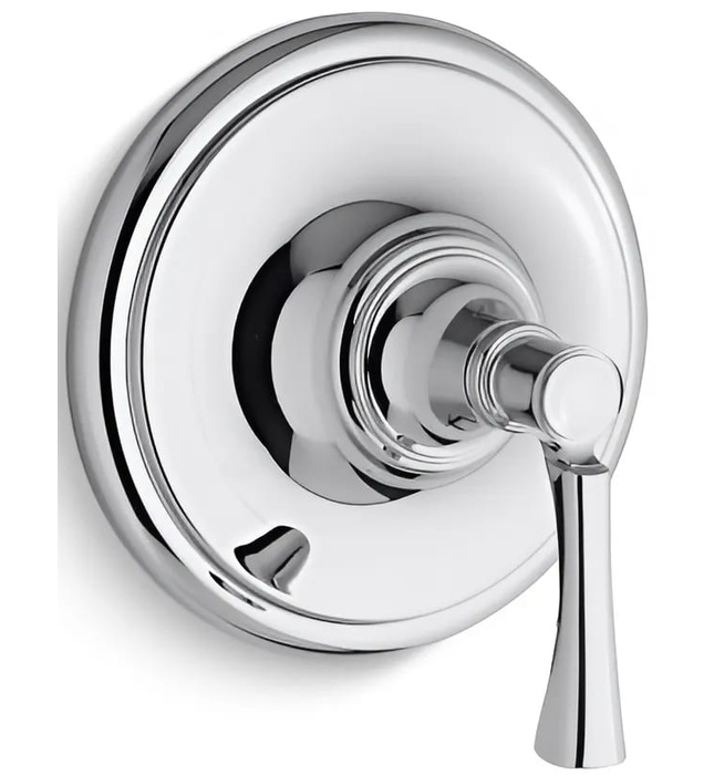 Mặt nạ điều khiển đơn sen tắm âm màu chrome Kallista P24615-LV-CP