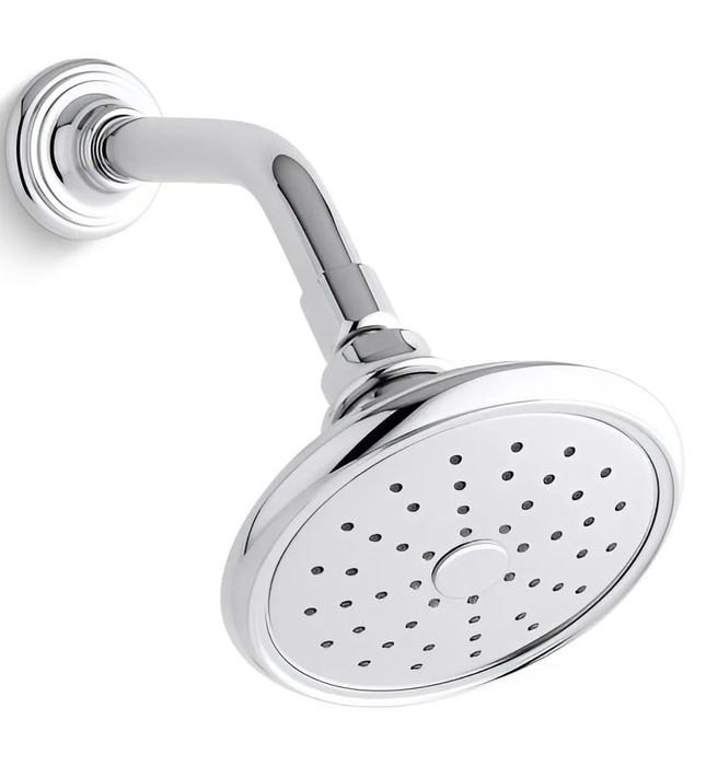 Bát sen tắm và tay sen gắn tường màu Nickel Kallista P24871-00-CP