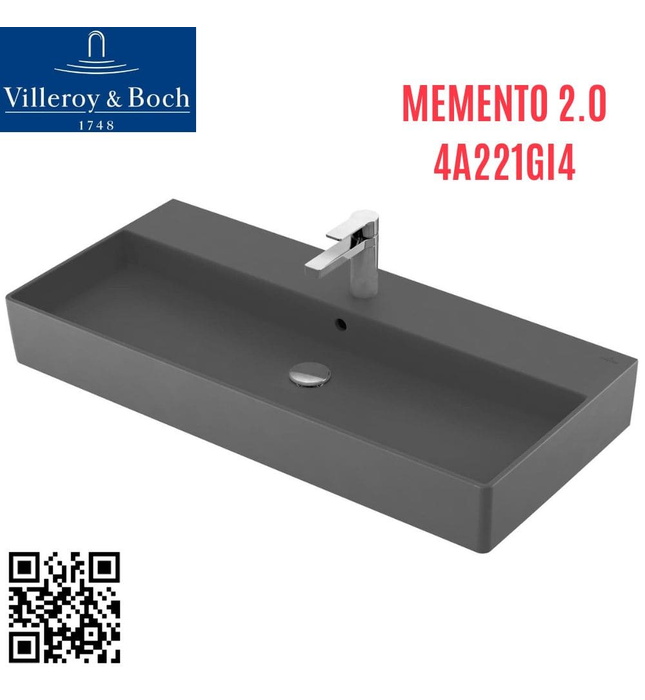 Chậu rửa lavabo Đức Villeroy-boch Memento 2.0 4A221GI4