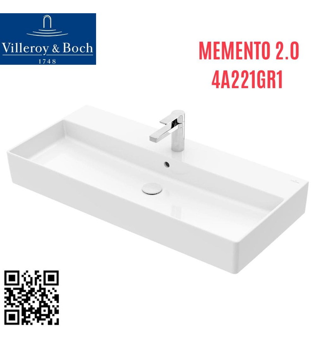 Chậu rửa lavabo Đức Villeroy-boch Memento 2.0 4A221GR1