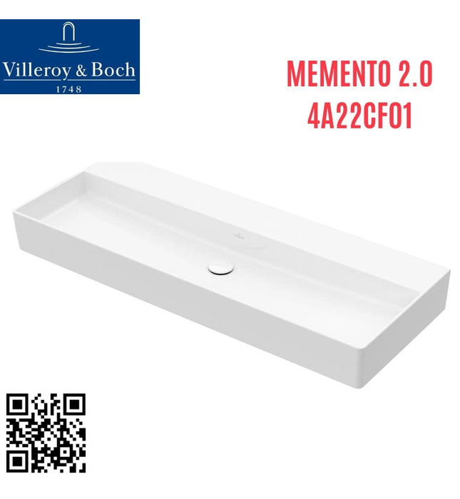 Chậu rửa lavabo Đức Villeroy-boch Memento 2.0 4A22CF01